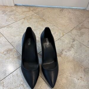 Michael Kors Black Heels Sleek Pointed Toe